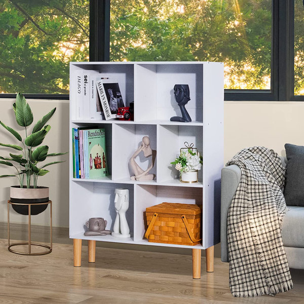 Wayfair Samples 43.31'' H x 31.5'' W Wood Standard Bookcase Wayfair